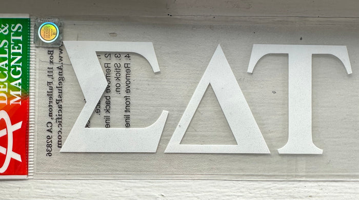Sigma Delta Tau NPHC Stickerl