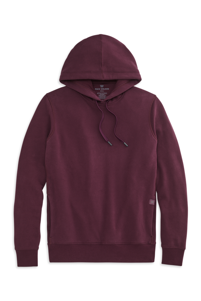 Plum Wine | Front view of Ace Pullover Hooded Sweatshirt in Plum Wine