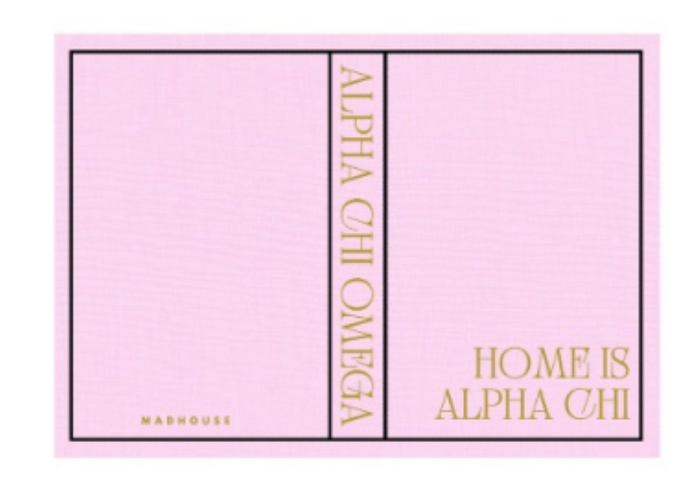 Alpha Chi Omega Keepsake Book Box