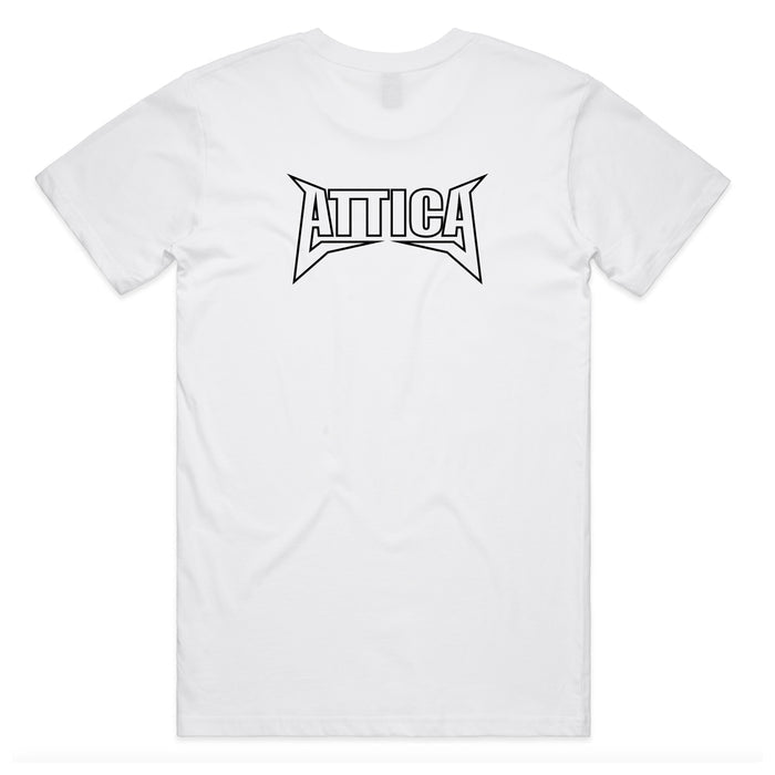 ATTICA ‘MENTAL’ TEE - White