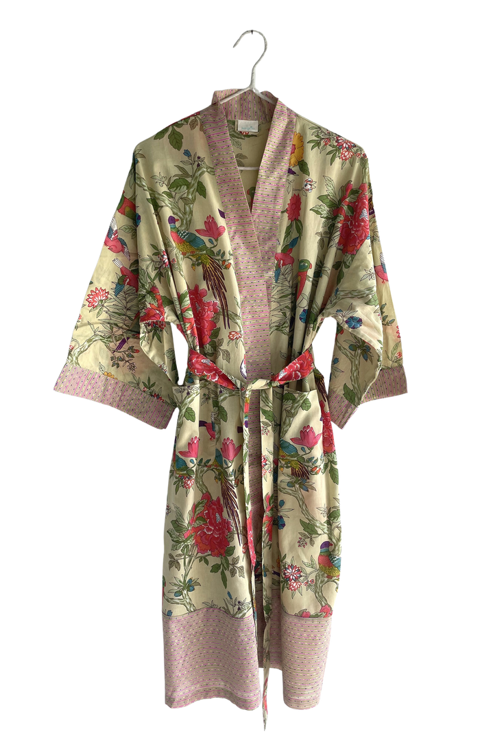 Bird Lime Kimono