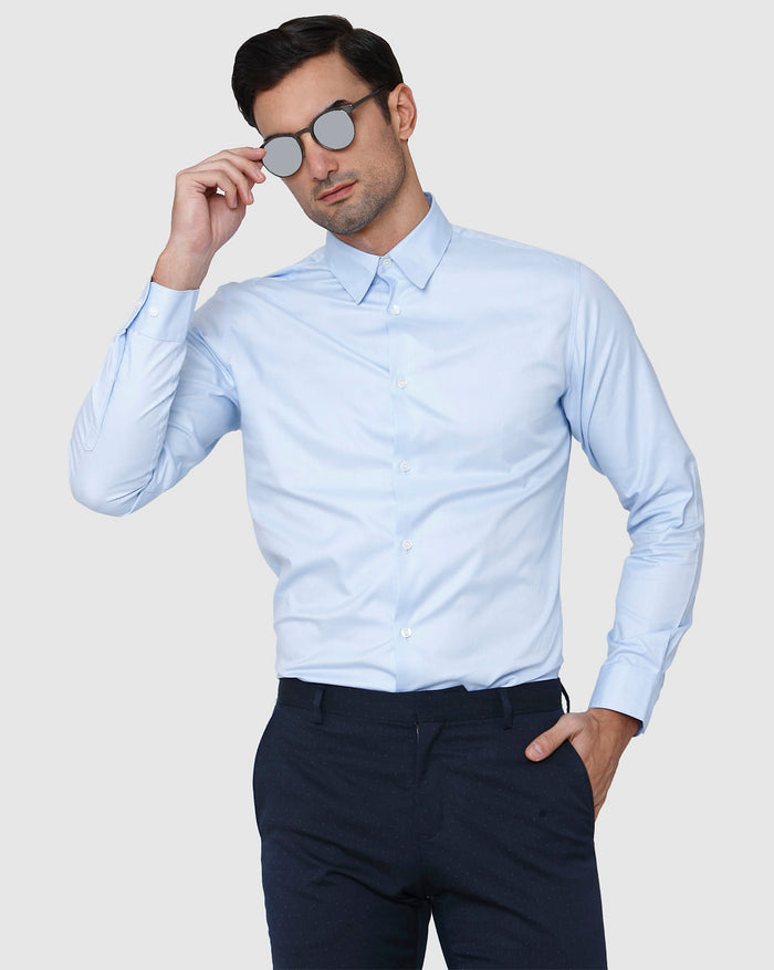 Blue Full Sleeves Shirt