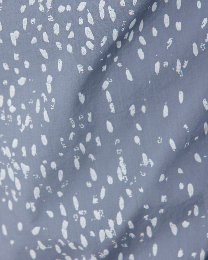 Blue Printed Full Sleeves Shirt