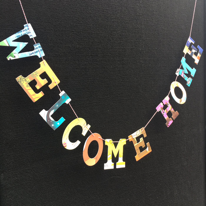 Board Book Phrase Garland Kit- WELCOME HOME