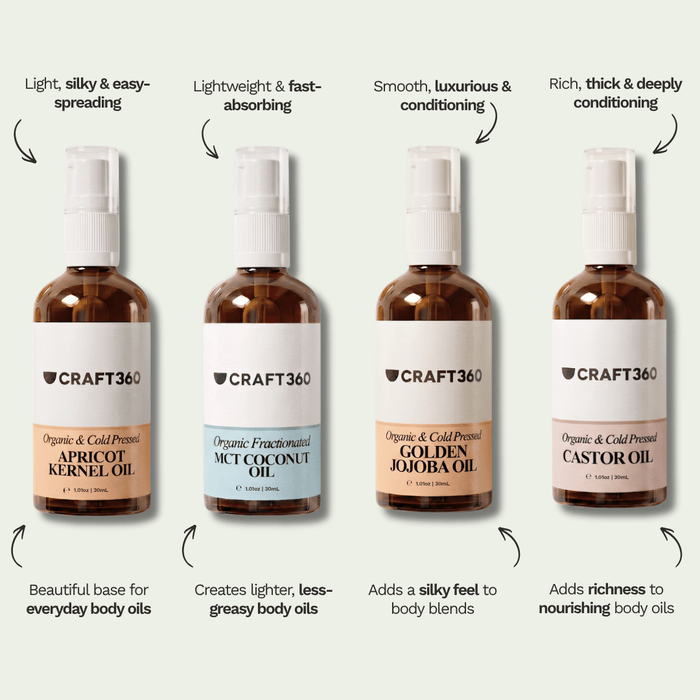 Carrier Oil Discovery Bundle (12 Oils) + Guide