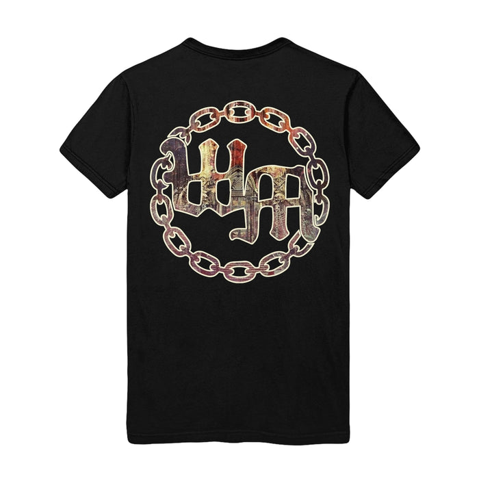 wrong move Chains - Black T-Shirt back