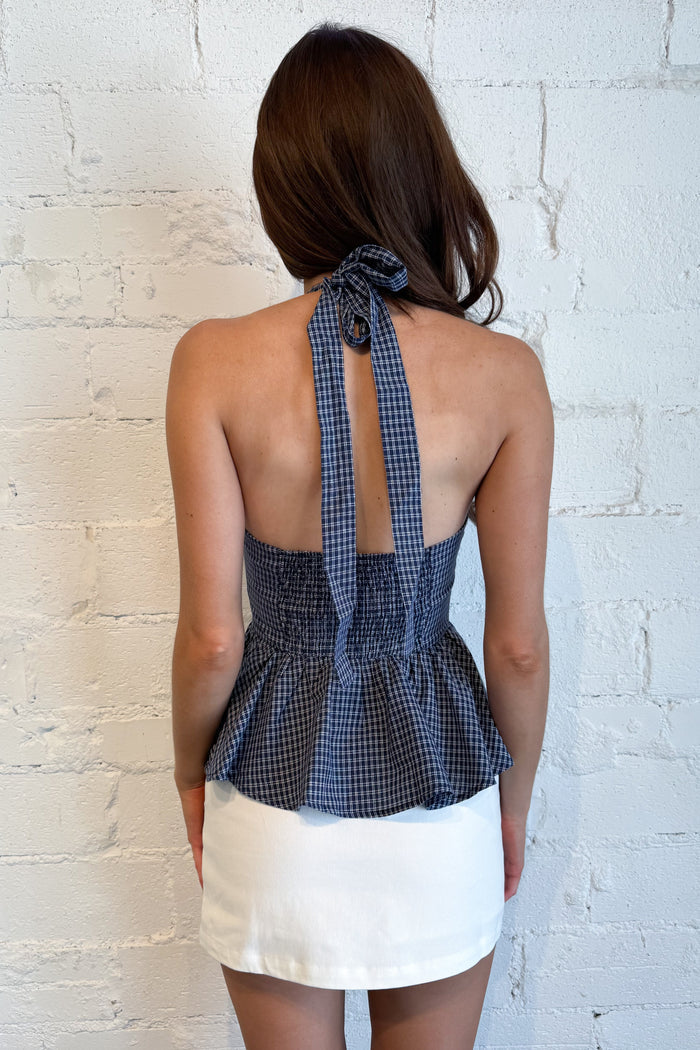 Cove Top Navy Back, adeline boutique, dallas boutique, boutique