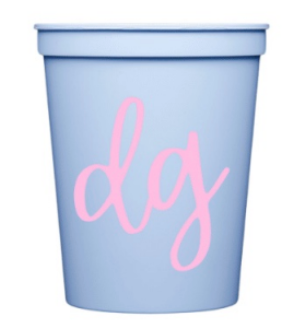 Delta Gamma Stadium Party Cups
