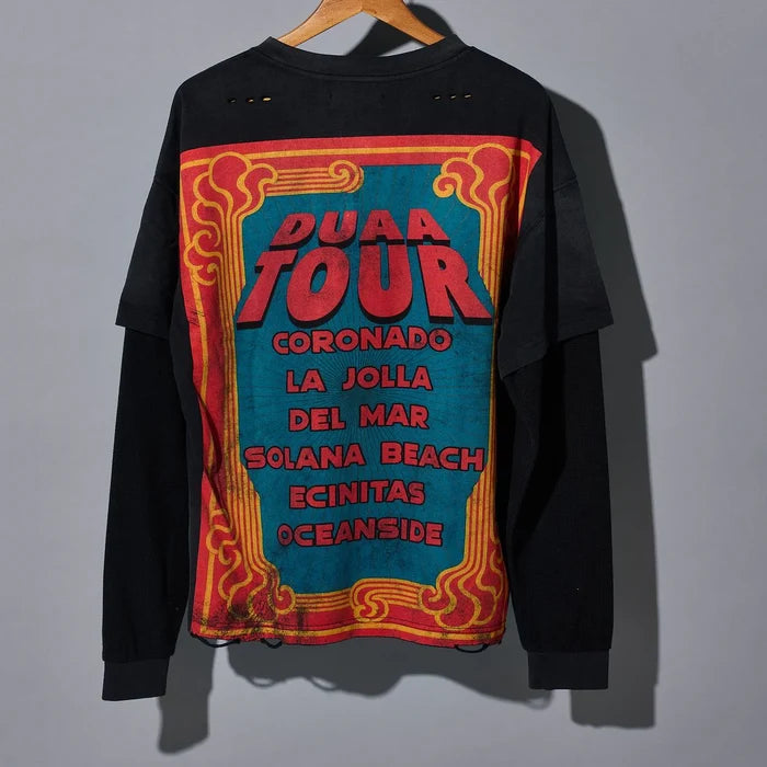 Duaa - World Tour Long Sleeve Tee - Black - Clique Apparel
