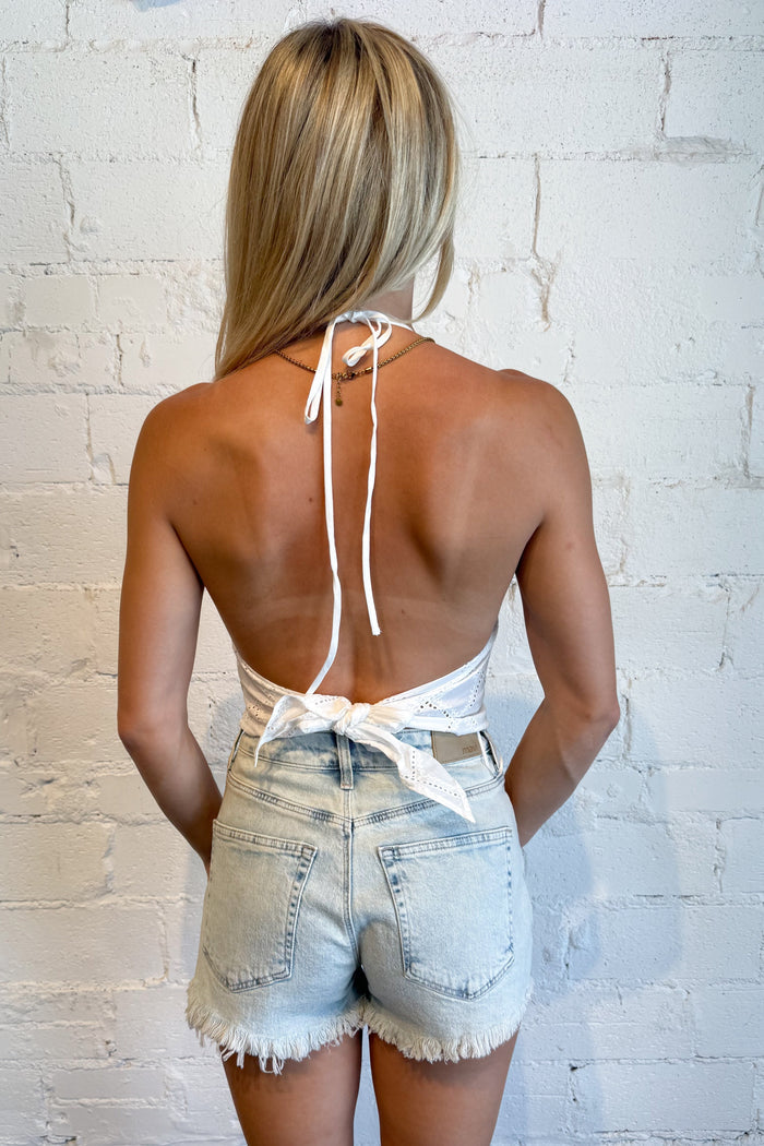 Easy Breezy Top White Back, adeline boutique, dallas boutique, boutique