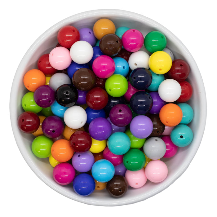 Essential Solid Mix 20mm (Package of 50)