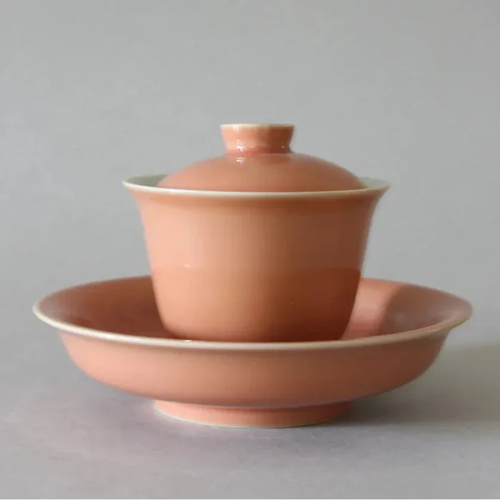 Gaiwan + 1Cup, Simple Coral