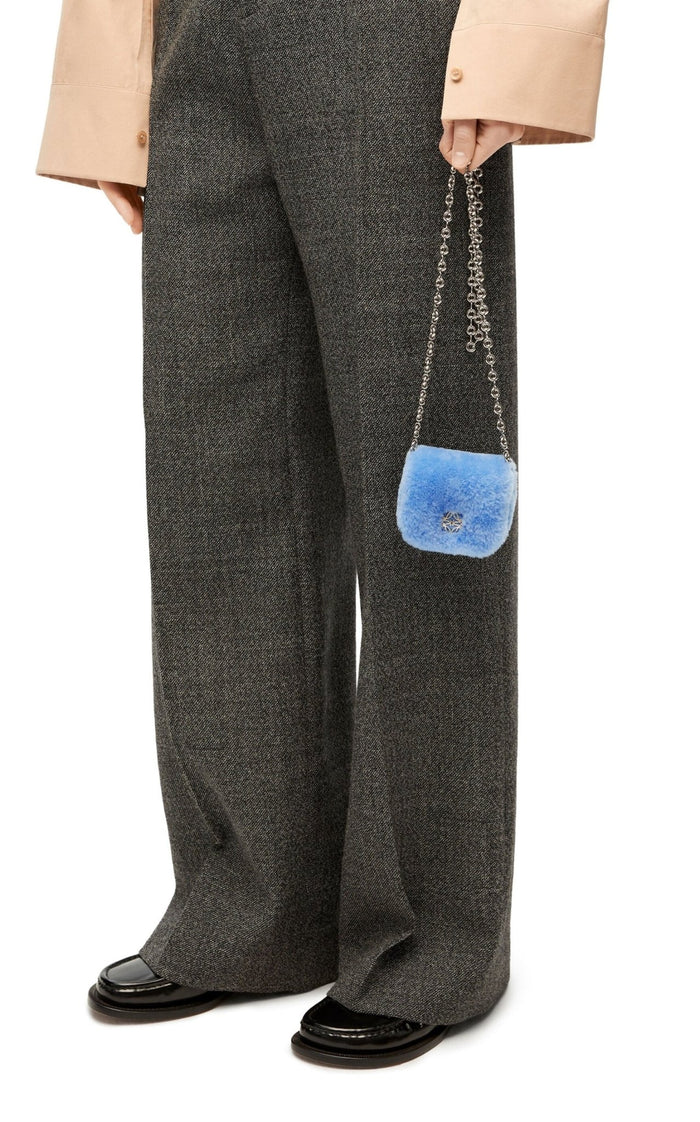 Loewe Goya Down Shearling Crossbody Bag - Runway Catalog