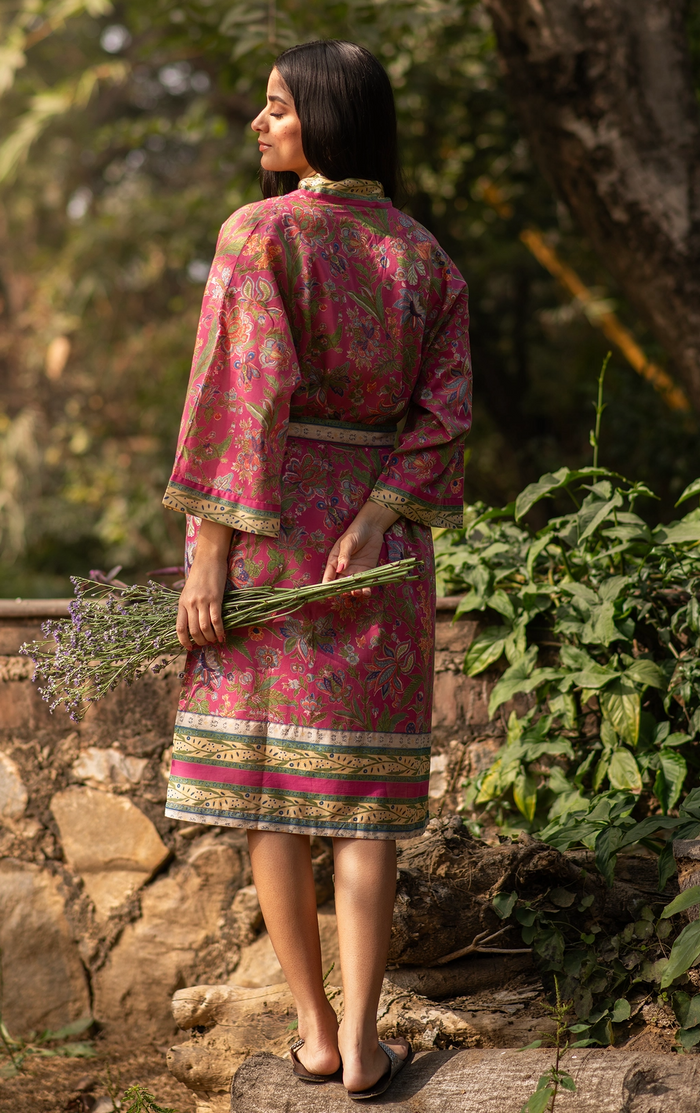 Hawaii Pink Joy Kimono