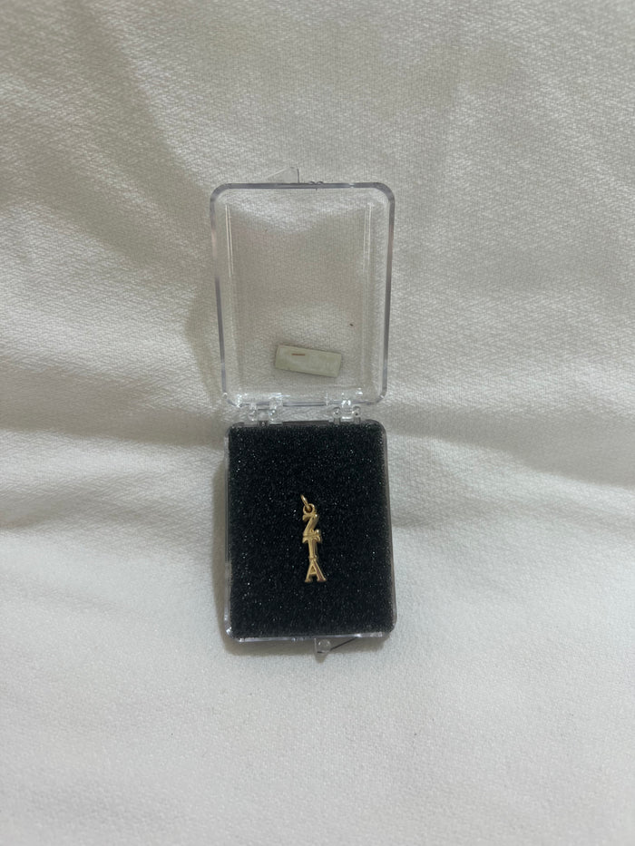 Zeta Tau Alpha 10k Gold Lavalier