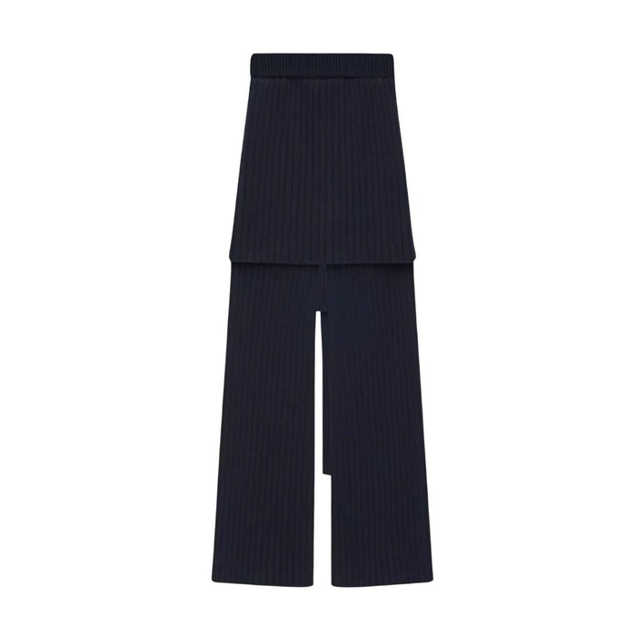 Loewe Layered - Skirt Flared - Leg Mid - Rise Wool Trousers - Runway Catalog