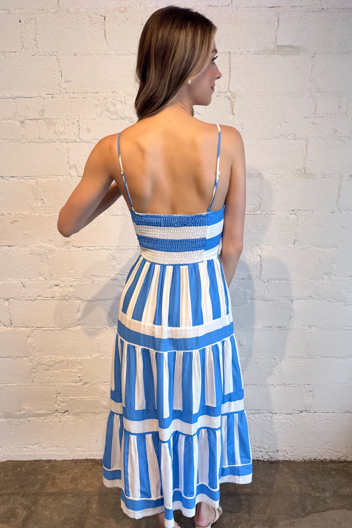 Lina Stripe Maxi Dress, dress, dresses, dallas boutique, adeline boutique, boutique