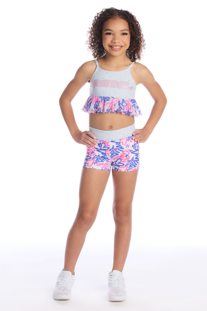 Maya Sports Bra in Rebel Love