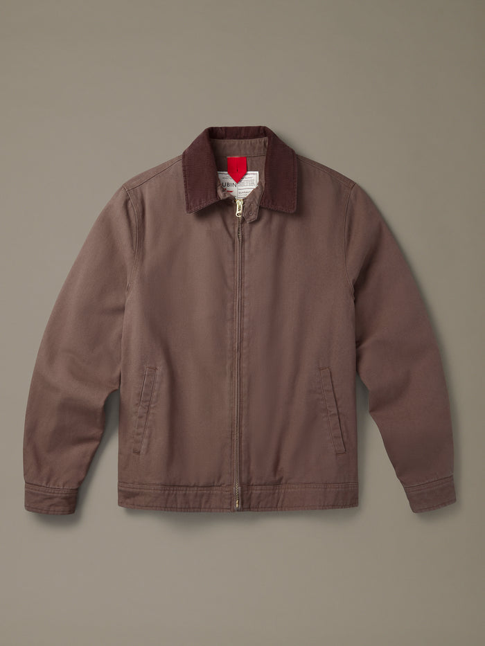 Aubin Dark Chocolate Newland Canvas Harrington | Harrington