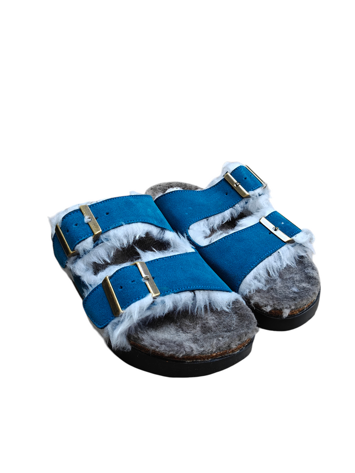 Open Toe - Wool Mix Home Slipper - Mojopanda Organic Store