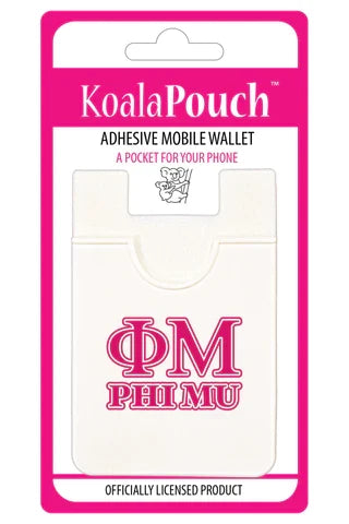 Phi Mu Letter Phone Wallet