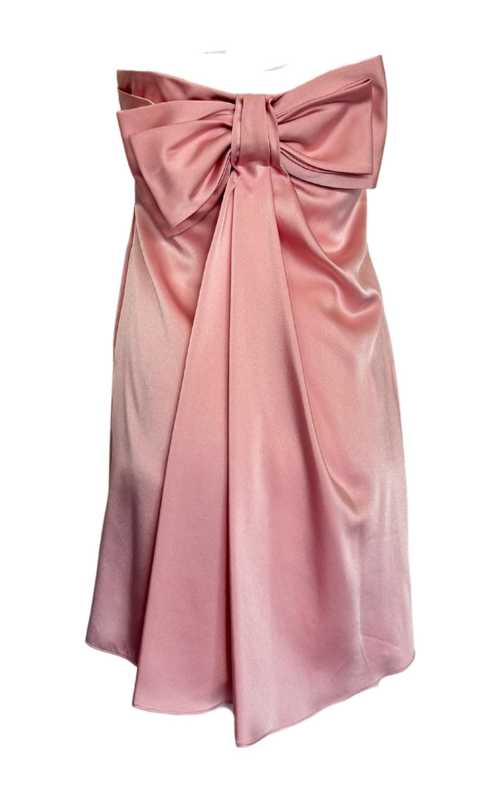 BCBGMAXAZRIA Back Bow Mini Dress - Runway Catalog