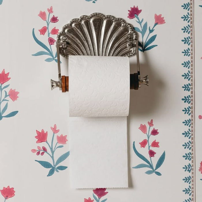 Seaside Toilet Roll Holder - Chrome