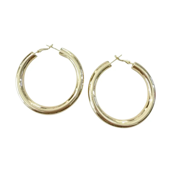 Shelby Hoop Earrings- Gold