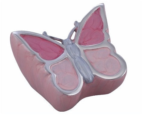 Soulful Wings Butterfly Infant Urn - Blue or Pink - IUIN112