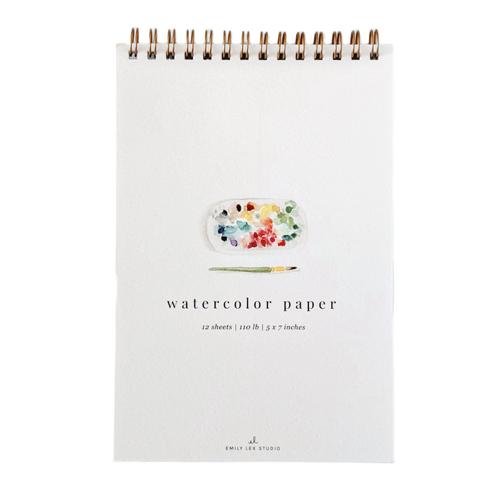Spiral Watercolor Pad 5x7