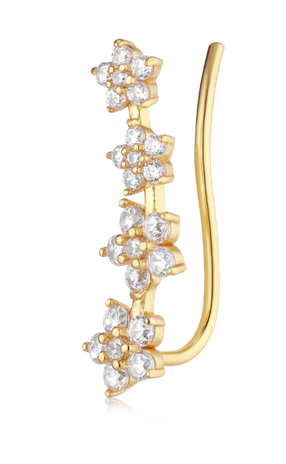 Venus Flower Crawler (single right side earring)