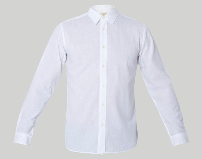 White Full Sleeves Shirt