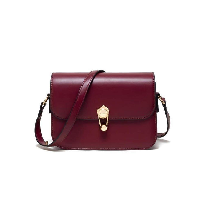 Women's Square Split Leather Bag - Dubai Offers Today