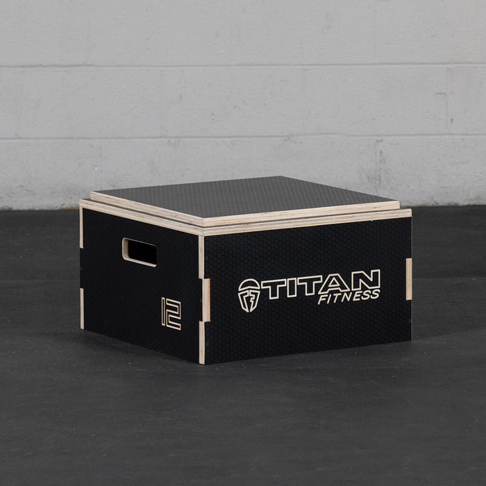 12" Stackable Wooden Plyo Box
