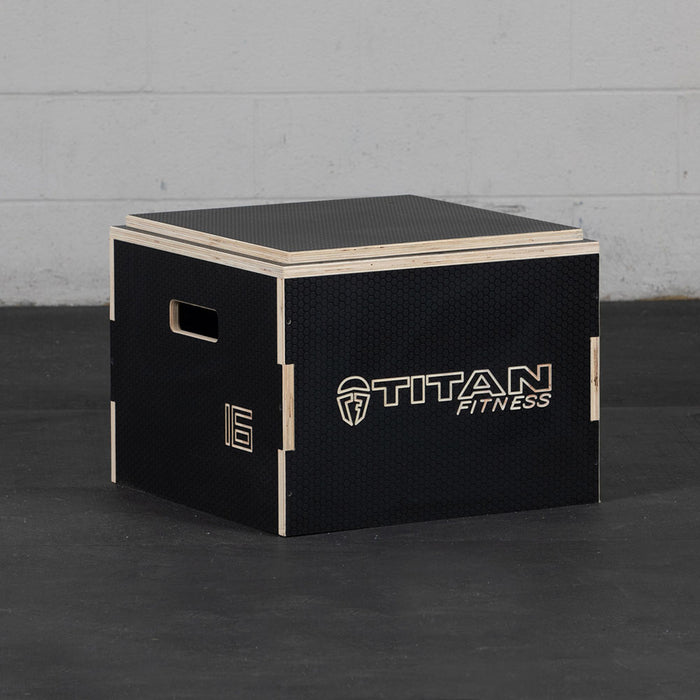 16" Stackable Wooden Plyo Box