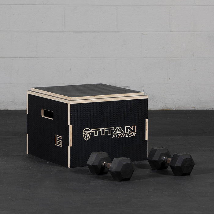 16" Stackable Wooden Plyo Box