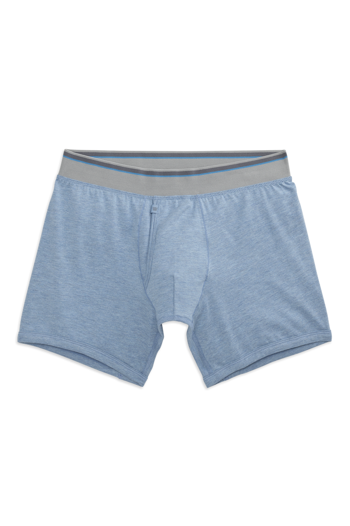 Seaplane Heather | Front view of 18-Hour Boxer Briefs in Seaplane Heather