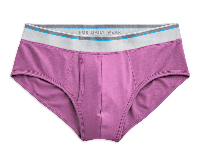 Purple Sky | Front view of 18-Hour Jersey Briefs in Purple Sky