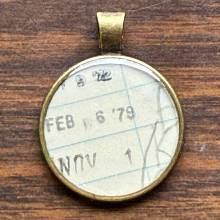 Book Lover Necklace -- February 6