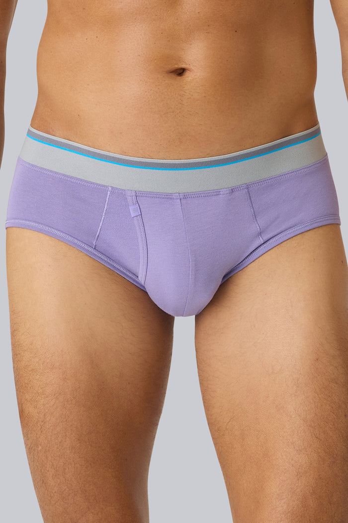 Front view of a man wearing 18 Hour Jersey Brief