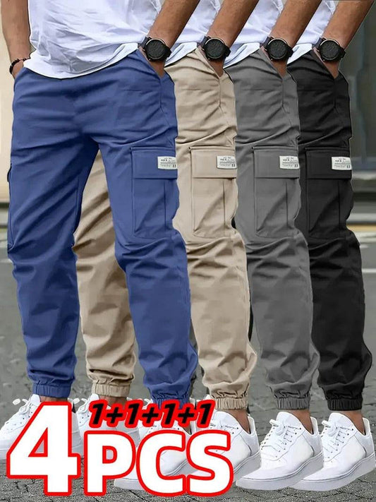 4 Pack of Men's Cargo Pants - Dubai Offers Today