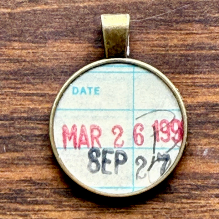Book Lover Necklace -- March 26 September 27