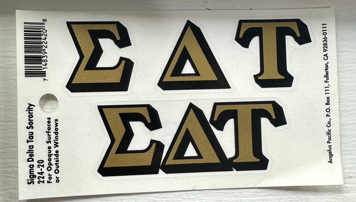 Sigma Delta Tau NPHC Stickerl