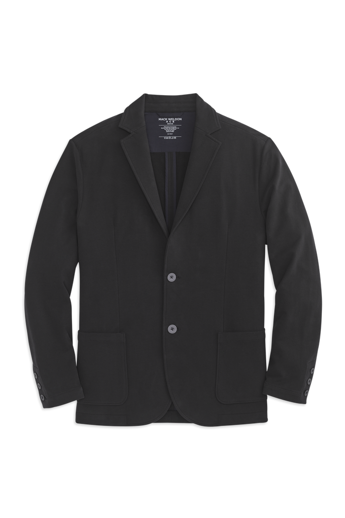 True Black | Front view of ACE Blazer in True Black