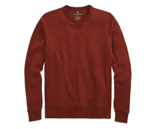 Bramble | Front view of Ace Crew Neck Sweatshirt in Bramble