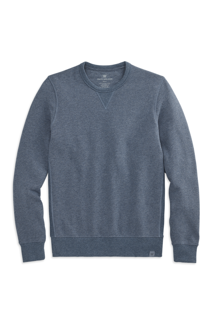 Moonlighting Heather | Front view of Ace Crew Neck Sweatshirt in Moonlighting Heather