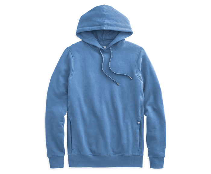 Comet Blue | Front view of Ace Pullover Hooded Sweatshirt in Comet Blue