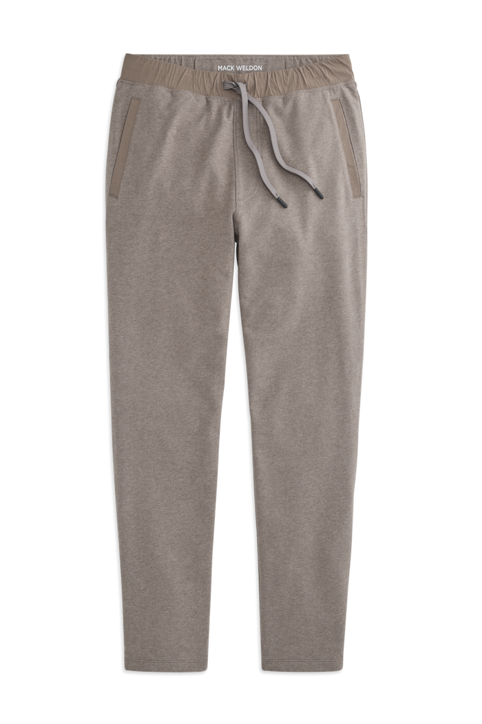 Vicuna Heather | Front view of ACE Straight Leg Sweatpant in Vicuna Heather