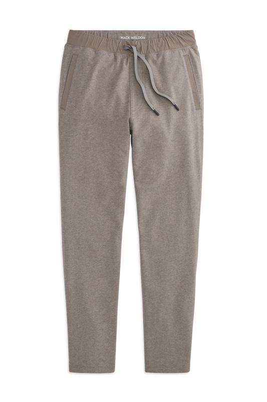 Vicuna Heather | Front view of ACE Straight Leg Sweatpant in Vicuna Heather