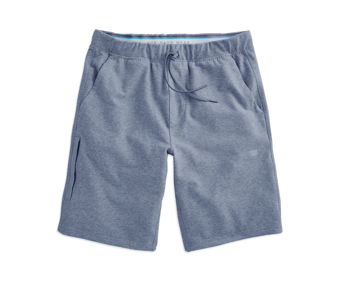 Storm Heather | Front view of Ace Sweatshort in Storm Heather